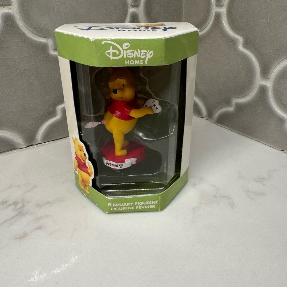 Valentines February Winnie the Pooh figurine